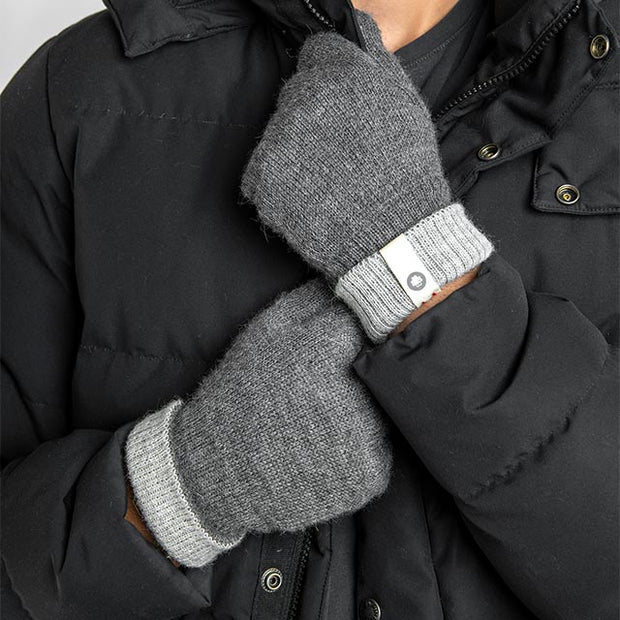 Gants en alpaga - Dark Grey