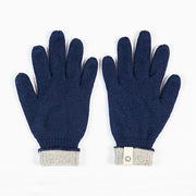 Gants en alpaga - Bleu marine