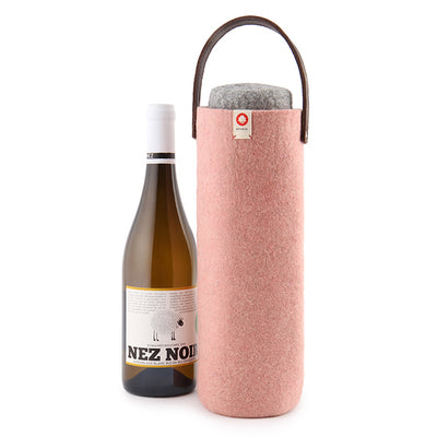Wool Wine Cooler - Pink